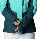 Columbia Ladies Rosie Run Ski Jacket-AQUA - Borderland Muff