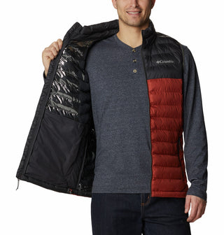 Columbia Mens Powderlite Vest -RED - Borderland Muff