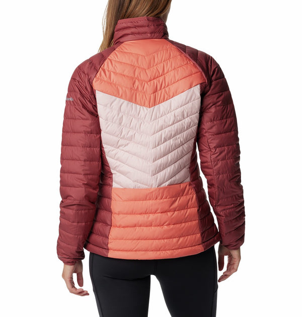 Columbia Ladies Powder Lite Insulated Jacket-BEETROOT - Borderland Muff