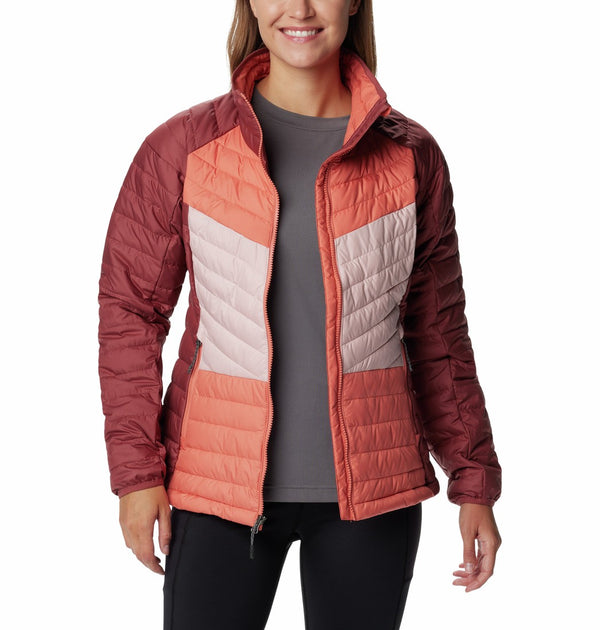 Columbia Ladies Powder Lite Insulated Jacket-BEETROOT - Borderland Muff