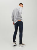 Jack & Jones Logan High Neck Full Zip Sweat-LIGHT GREY - Borderland Muff