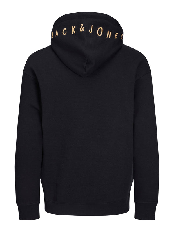 Jack & Jones Star Hoody-BLACK - Borderland Muff