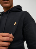 Jack & Jones Star Hoody-BLACK - Borderland Muff