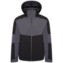 Dare2b Mens Emulate Waterproof Ski Jacket-BLACK EBONY - Borderland Muff