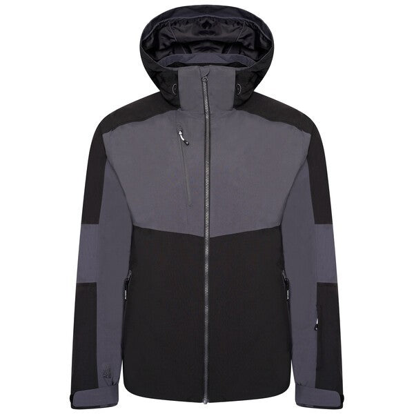 Dare2b Mens Emulate Waterproof Ski Jacket-BLACK EBONY - Borderland Muff