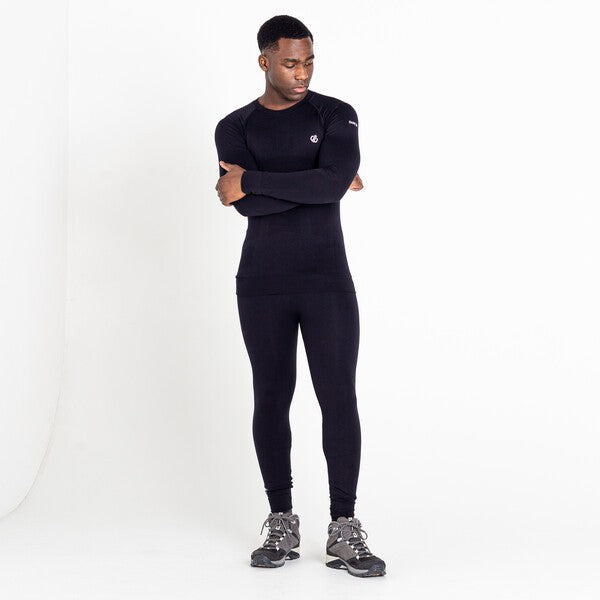 Dare2b Mens Zone In Long Sleeved Base Layer -BLACK - Borderland Muff