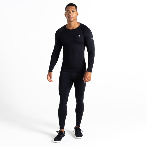Dare2b Mens In The Zone Base Layer Leggings-BLACK - Borderland Muff
