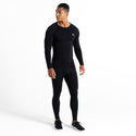 Dare2b Mens In The Zone Long Sleeved Base Layer Top-BLACK - Borderland Muff