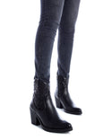 XTI 14199401 Ladies Ankle Boot-BLACK - Borderland Muff