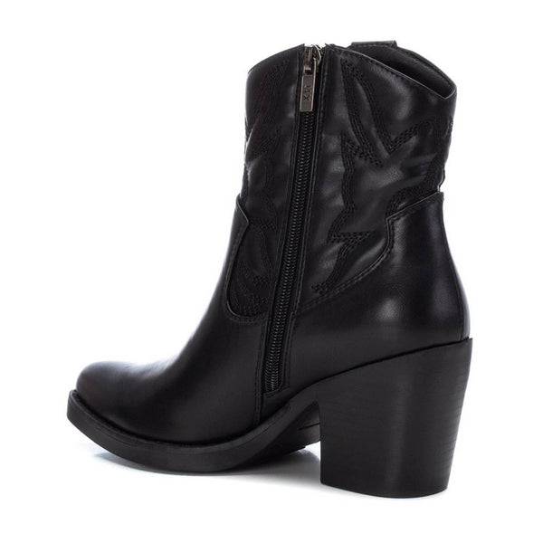XTI 14199401 Ladies Ankle Boot-BLACK - Borderland Muff