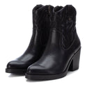 XTI 14199401 Ladies Ankle Boot-BLACK - Borderland Muff