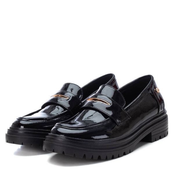 XTI 142001 Ladies Loafers-BLACK - Borderland Muff