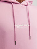 Jack & Jones JORVESTERBRO Hooded Sweatshirt-PINK - Borderland Muff