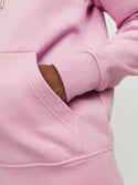 Jack & Jones JORVESTERBRO Hooded Sweatshirt-PINK - Borderland Muff