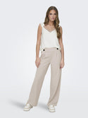 JDY Geggo Wide Leg Elasticated Waist Trousers - Borderland Muff