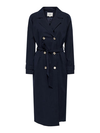 JDY Panther Oversize Trenchcoat-SKY CAPTAIN