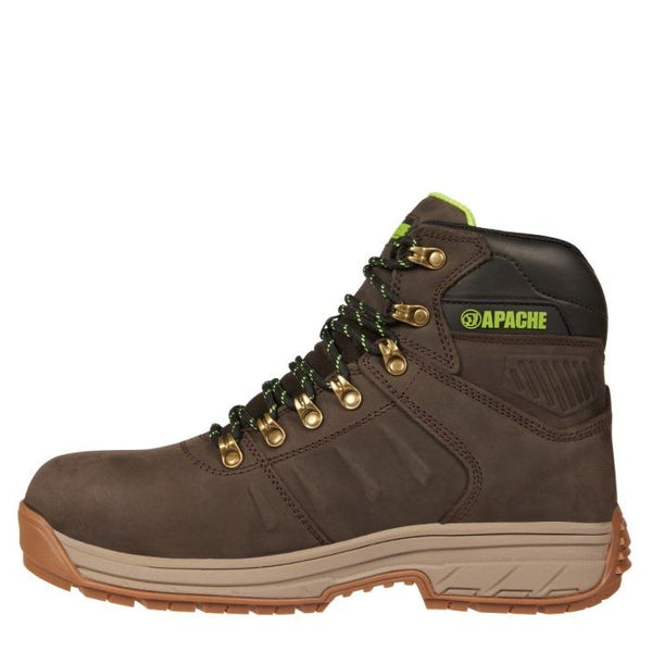 Apache Moose Jaw Waterproof Breathable Work Boot-BROWN - Borderland Muff