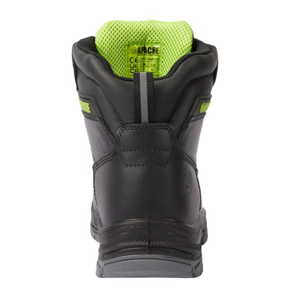 Apache Mens Cranbrook Waterproof Breathable Work Boot-BLACK - Borderland Muff