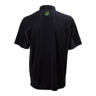 Apache Mens Langley Stretch Work Polo Short Sleeve-BLACK GREY - Borderland Muff
