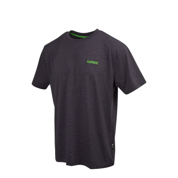 Apache Mens Vancouver Short Sleeve Work Tee-CHARCOAL - Borderland Muff