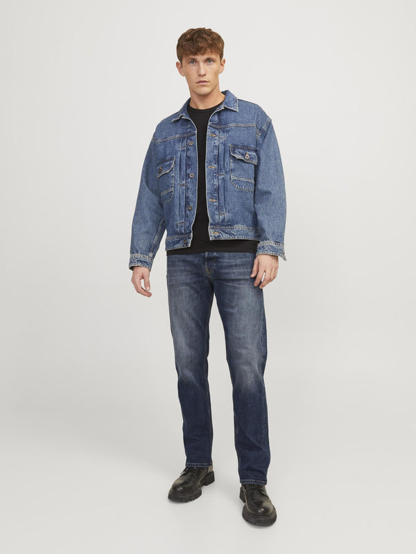 Jack & Jones Chris 183 Relaxed Fit Loose Look Jeans - Borderland Muff