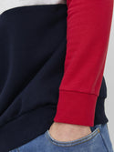 Jack & Jones Reid Plus Size Hooded Sweat-TANGO RED - Borderland Muff