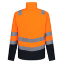 Regatta Pro Hi Vis 250 Anti-pull Full Zip Fleece-HIVIZ ORANVY - Borderland Muff
