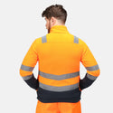 Regatta Pro Hi Vis 250 Anti-pull Full Zip Fleece-HIVIZ ORANVY - Borderland Muff