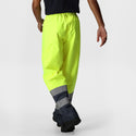 Regatta Pro Hi Vis Waterproof Breathable Windproof Overtrousers-HIVIZ YELNVY - Borderland Muff