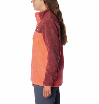 Columbia Ladies Benton Springs 1/2 Snap Pullover Fleece-SPICE - Borderland Muff