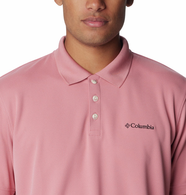 Columbia Utilizer Omni-Wick™ Short Sleeve Polo-PINK - Borderland Muff