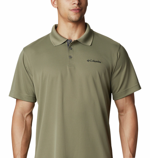 Columbia Utilizer Omni-Wick™ Short Sleeve Polo-STONE GREEN - Borderland Muff