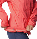 Columbia Pouring Adventure II Ladies Waterproof Breathable Jacket-CORAL - Borderland Muff