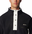 Columbia Mens Helvetia Half Snap Fleece-BLACK - Borderland Muff