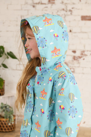 Lighthouse Kids Olivia Waterproof Breathable Jacket -BLUE - Borderland Muff