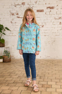 Lighthouse Kids Olivia Waterproof Breathable Jacket -BLUE - Borderland Muff