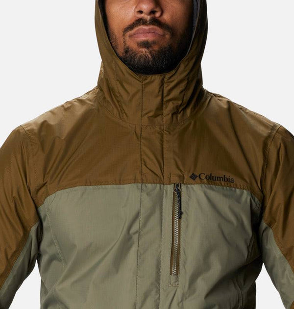Columbia Pouring Adventure II Waterproof Jacket-KHAKI - Borderland Muff