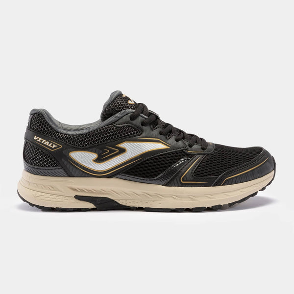 JOMA Mens Vitaly Runner RVITAS2301-BLACK GOLD - Borderland Muff