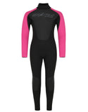 Typhoon Kids Swarm3 Full Wetsuit -BLACK/PINK - Borderland Muff
