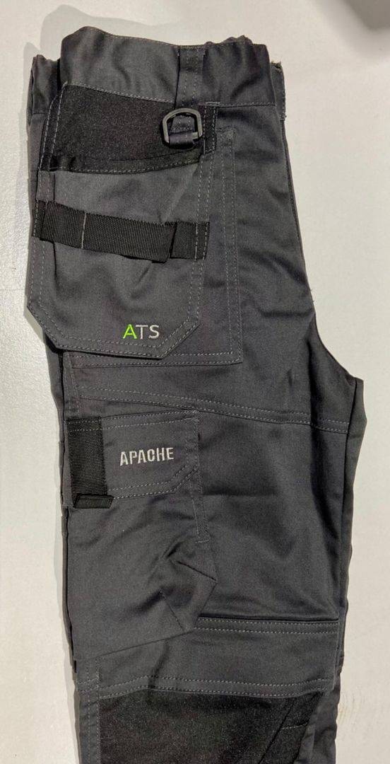 Apache ATS 3D Kids Stretch Holster Work Trouser-GREY - Borderland Muff