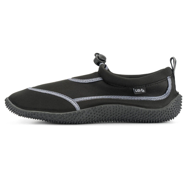 Urban Beach Mens Toggle Aqua Shoe FWR1126 -BLACK/GREY (6 - 11) - Borderland Muff