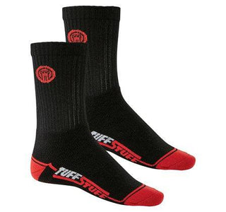 Tuff Stuff Mens Extreme 2 pack Work Socks-BLACK - Borderland Muff