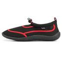 Urban Beach Mens Toggle Aqua Shoe FWR1126 -BLACK/RED (6 - 11) - Borderland Muff
