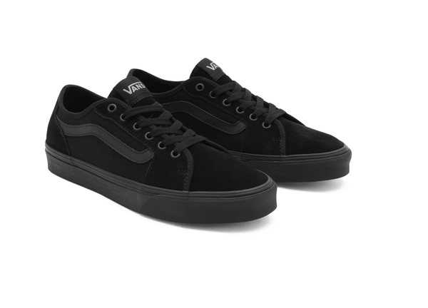 Vans Mens Filmore Decon Suede/Canvas Shoe -BLACK/BLACK - Borderland Muff
