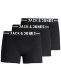 Jack & Jones JACSENSE 3 Pack Boxers - Borderland Muff