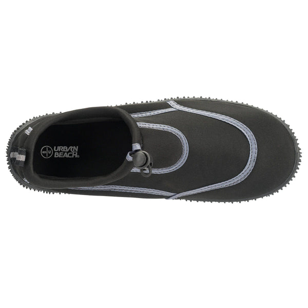 Urban Beach Mens Toggle Aqua Shoe FWR1126 -BLACK/GREY (6 - 11) - Borderland Muff