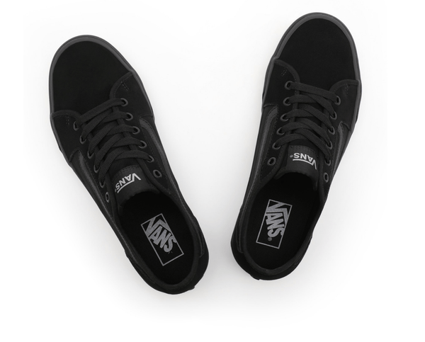 Vans Mens Filmore Decon Suede/Canvas Shoe -BLACK/BLACK - Borderland Muff