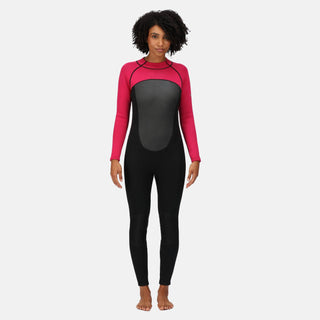 Regatta Ladies 2mm Full Wetsuit -DARK CERISE - Borderland Muff