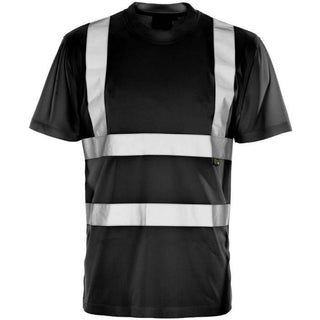 Supertouch Hi Vis Black Tee-HI VIZ BLACK - Borderland Muff