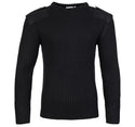 Fort Crew Neck Combat Jumper -BLACK